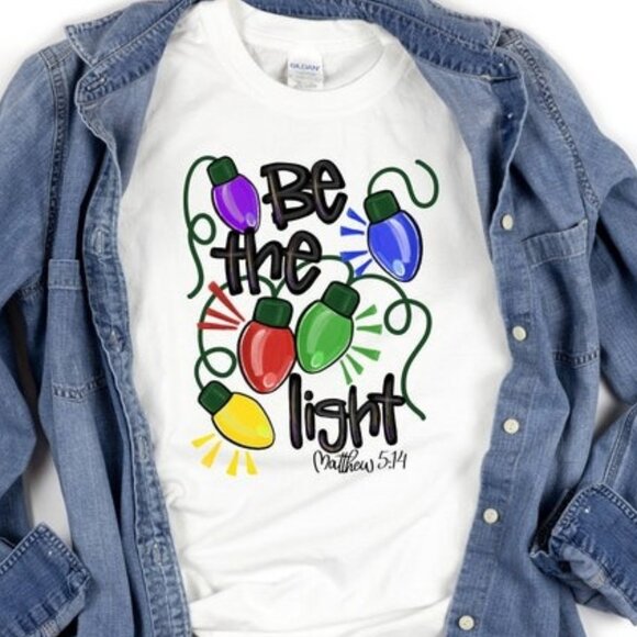 Gildan Other - Be The Light Christmas T-Shirt, Christmas T-Shirt